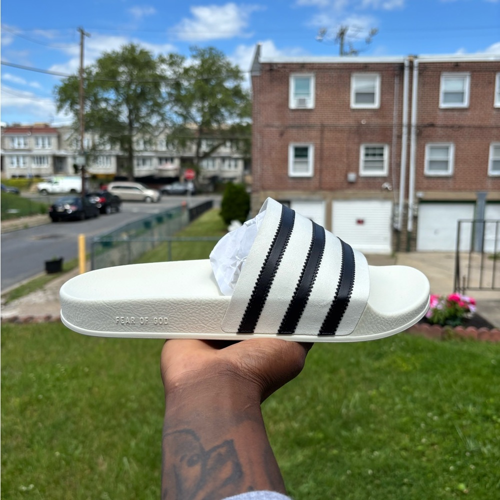 NWT Men’s adidas Fear of God Athletics x Adilette Slide